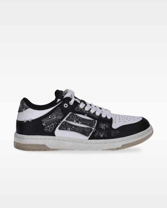 Amiri Skel Top Low Black White