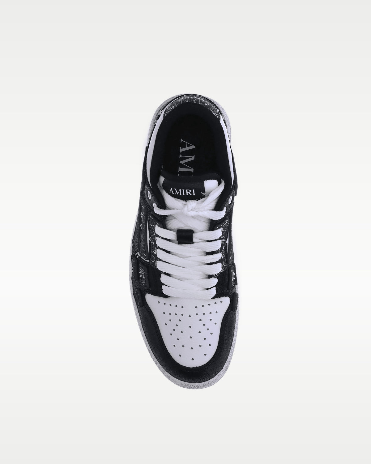 Amiri Skel Top Low Black White — vista 4