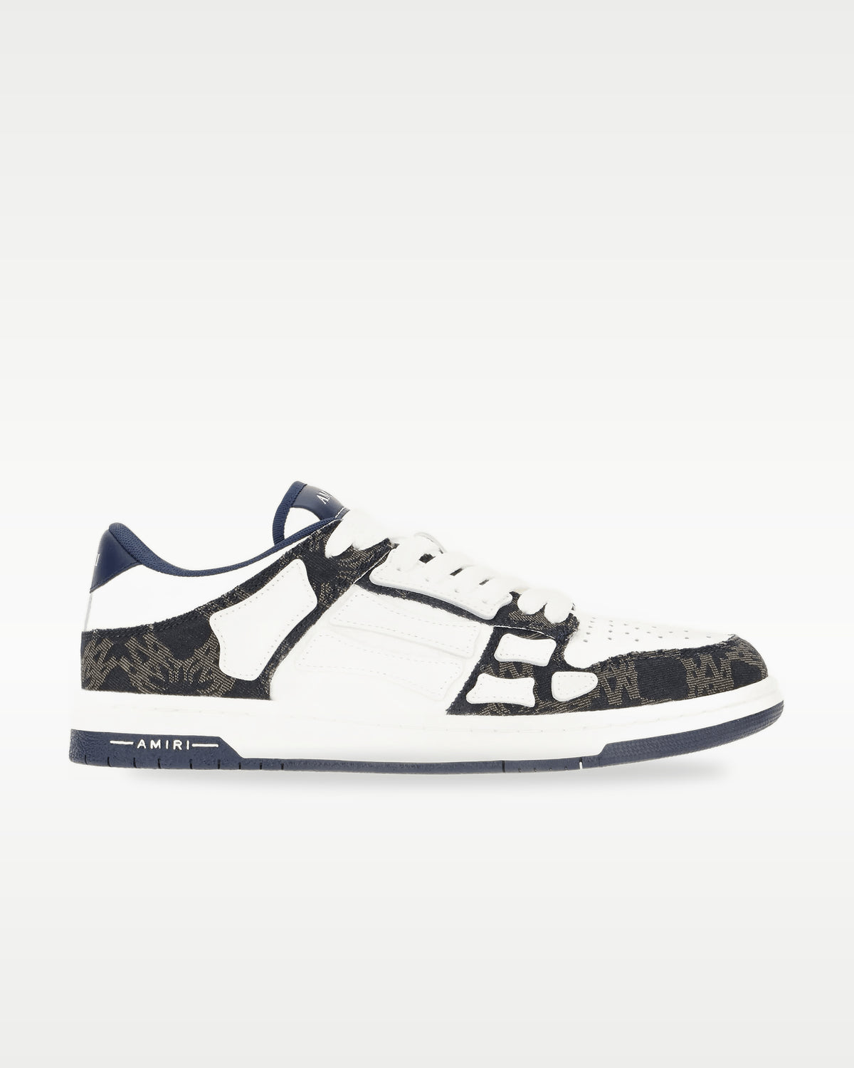 Amiri Skel Top Low White Navy Bandana