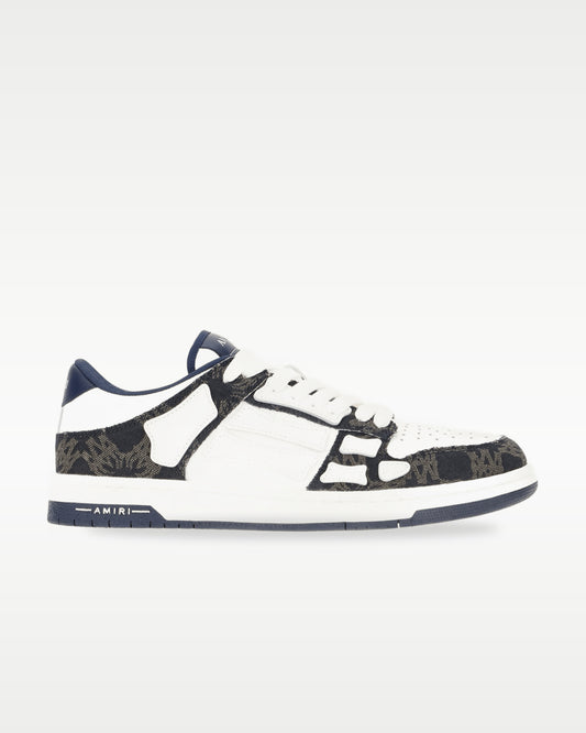 Amiri Skel Top Low White Navy Bandana