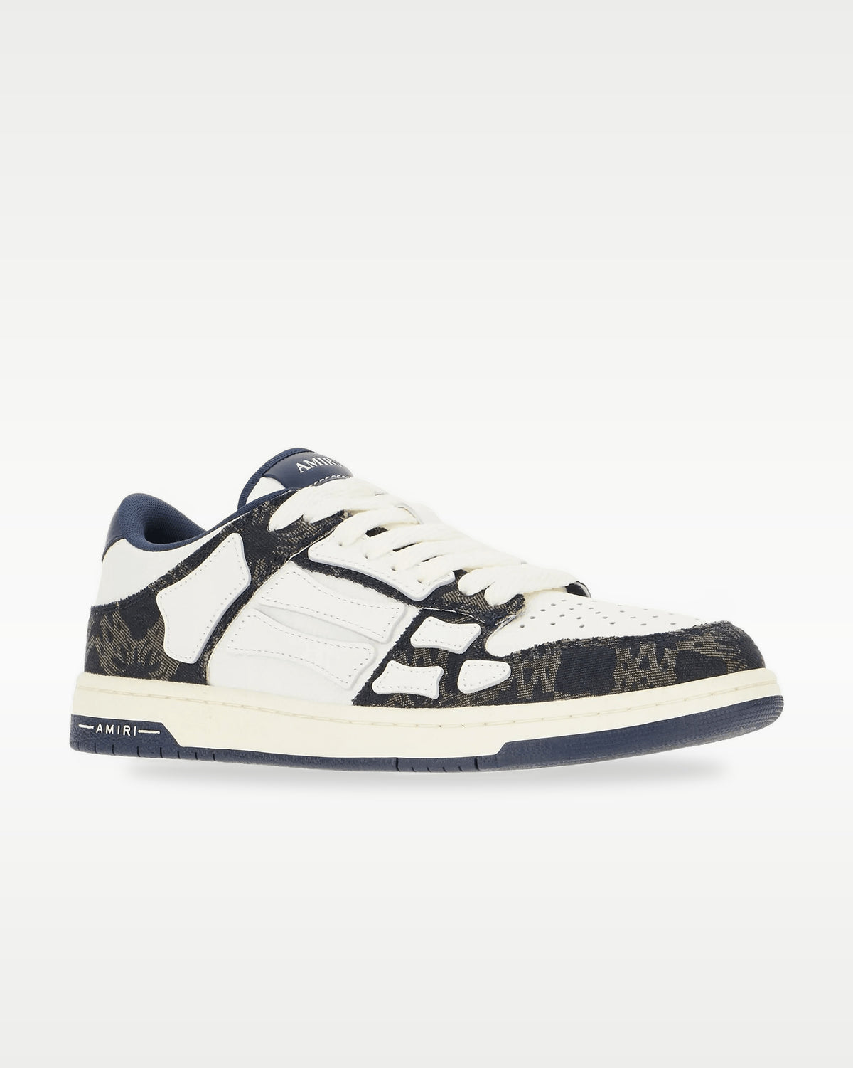 Amiri Skel Top Low White Navy Bandana — vista 2