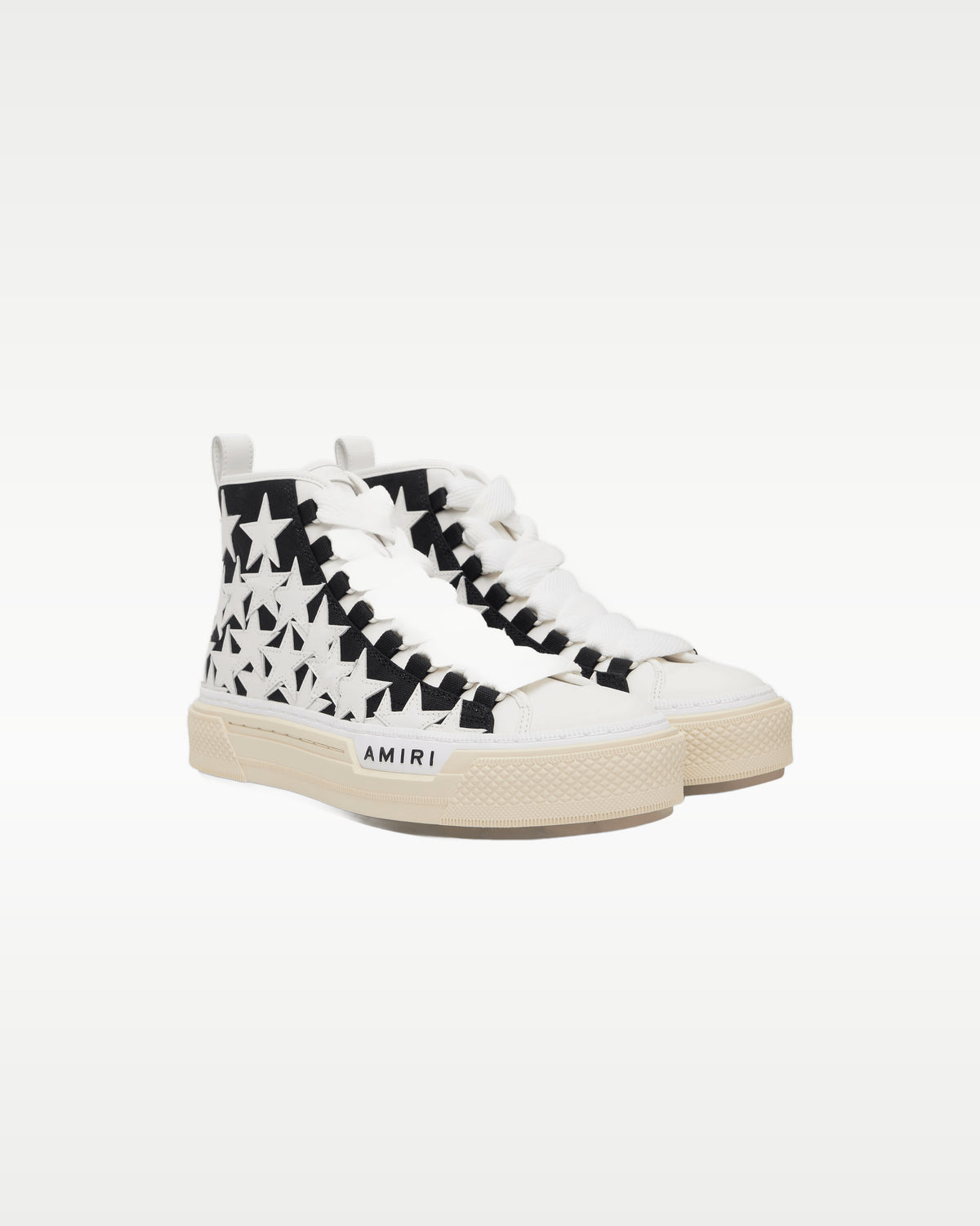 Amiri Stars Court Hi Black White — vista 2
