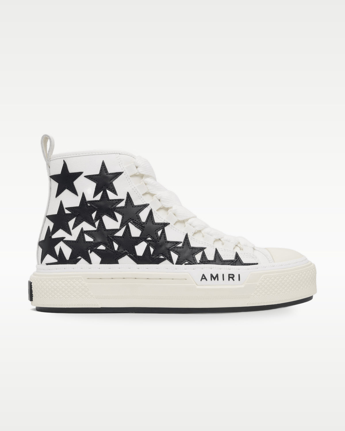 Amiri Stars Court Hi White Black
