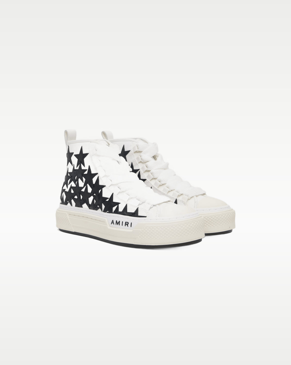 Amiri Stars Court Hi White Black — vista 2