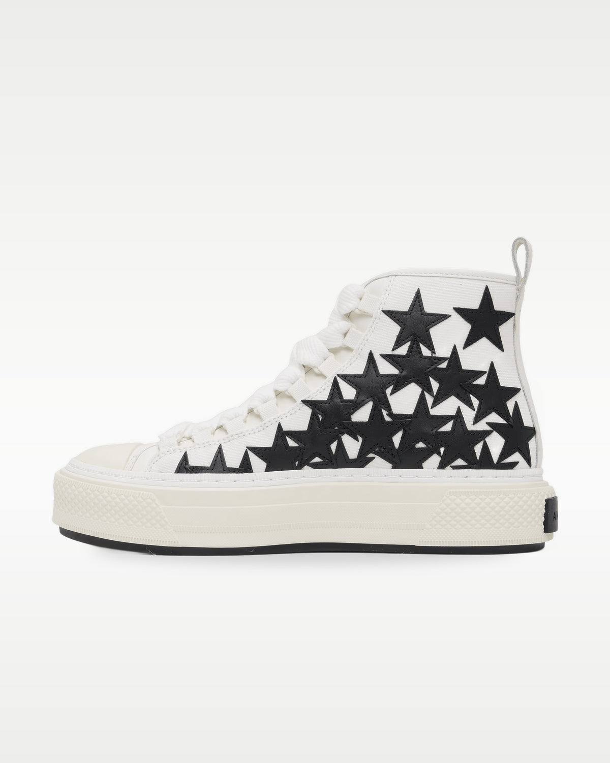 Amiri Stars Court Hi White Black — vista 3