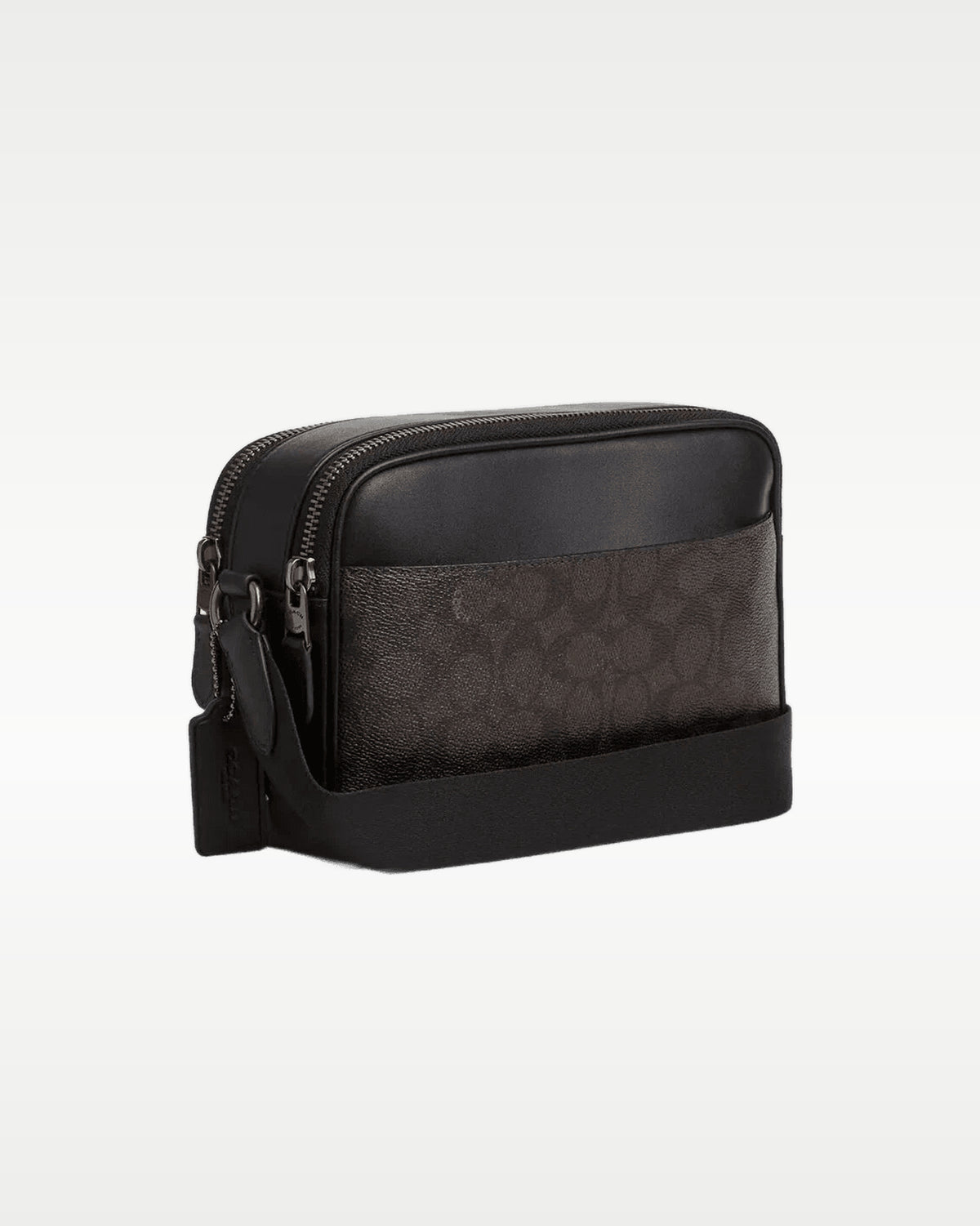 Coach Graham Crossbody Signature Varsity Stripe Charcoal Denim — vista 2