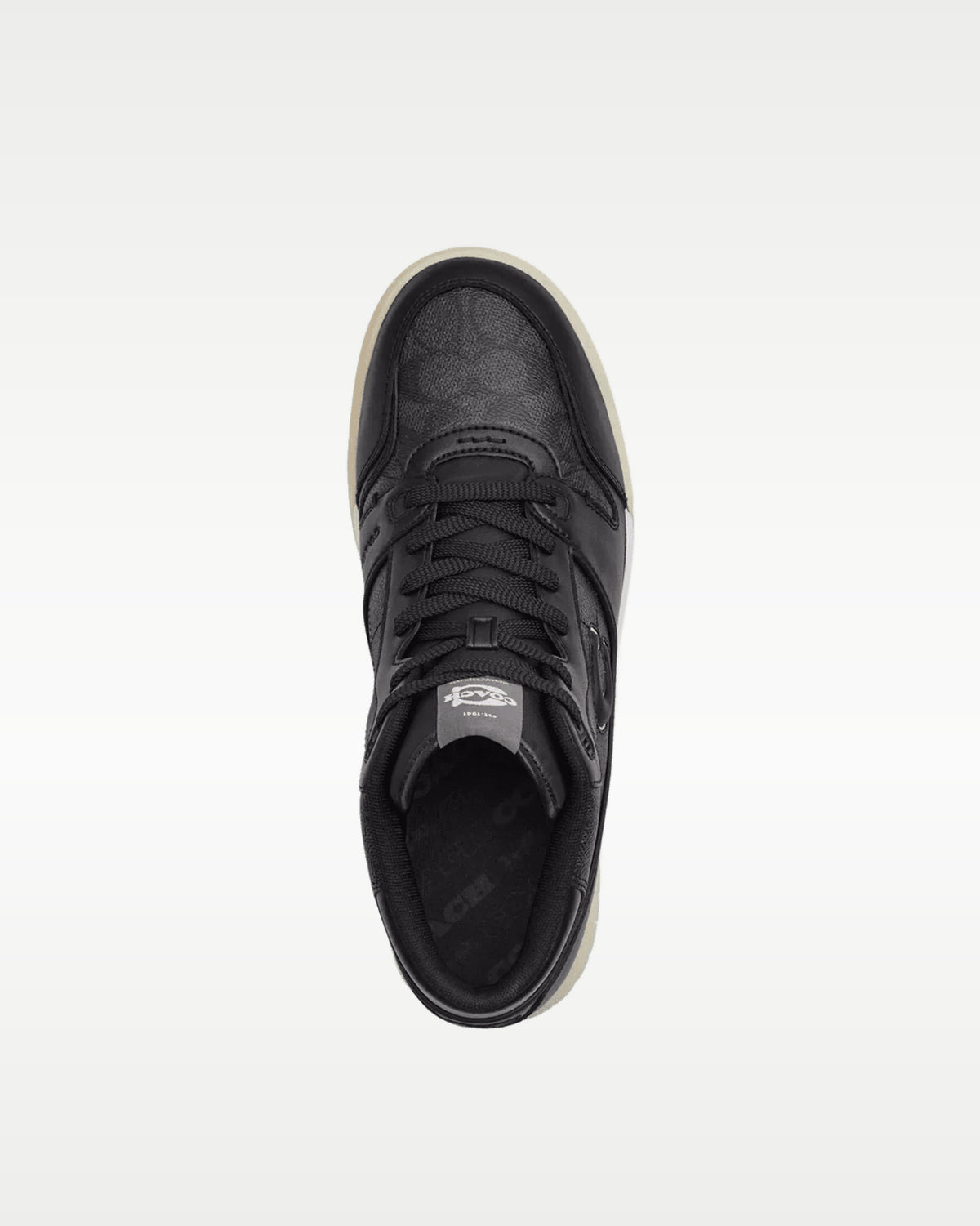 Coach Soho High Signature Charcoal Black — vista 3