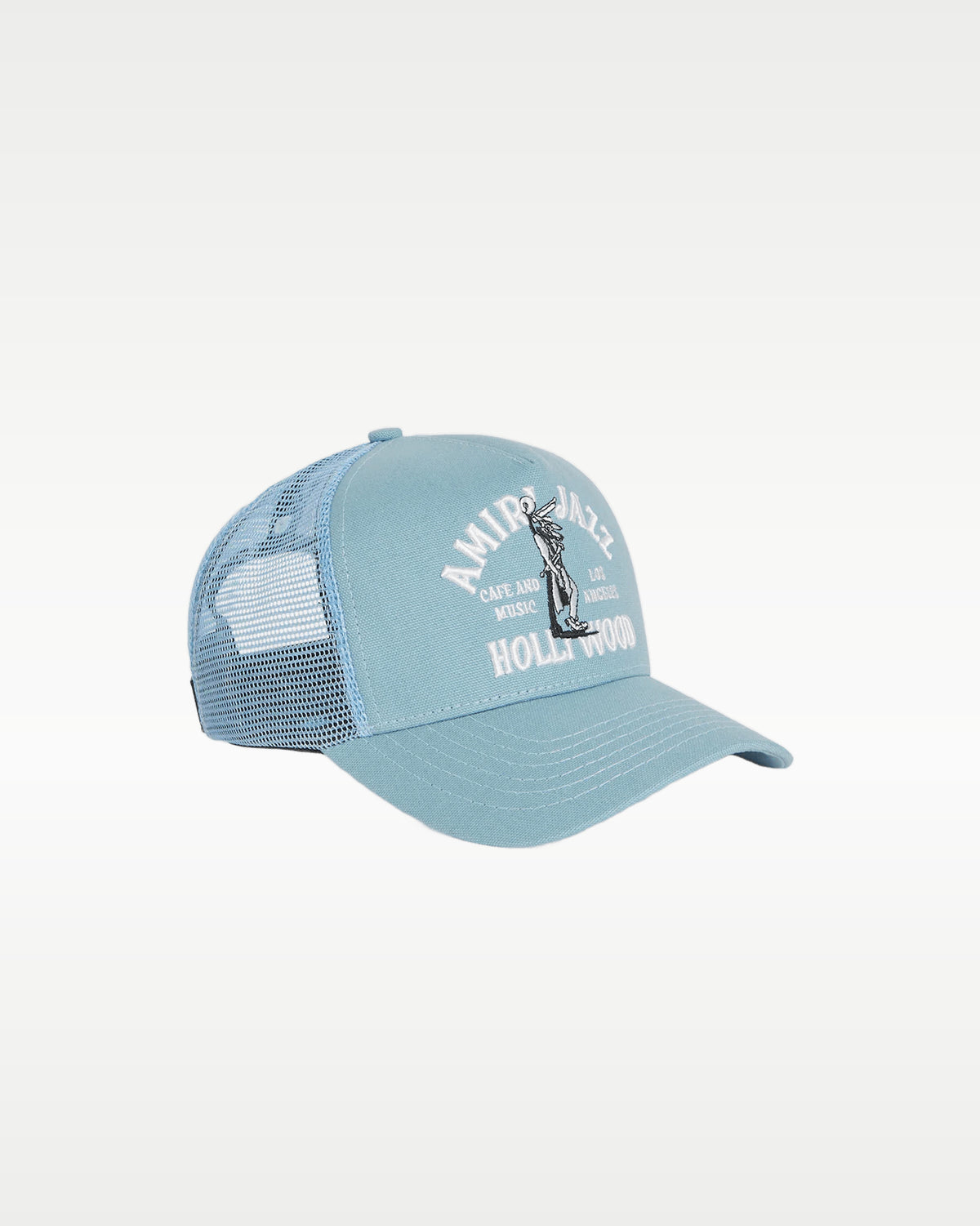 Gorra Amiri Jazz Wolf Trucker Dusty Blue