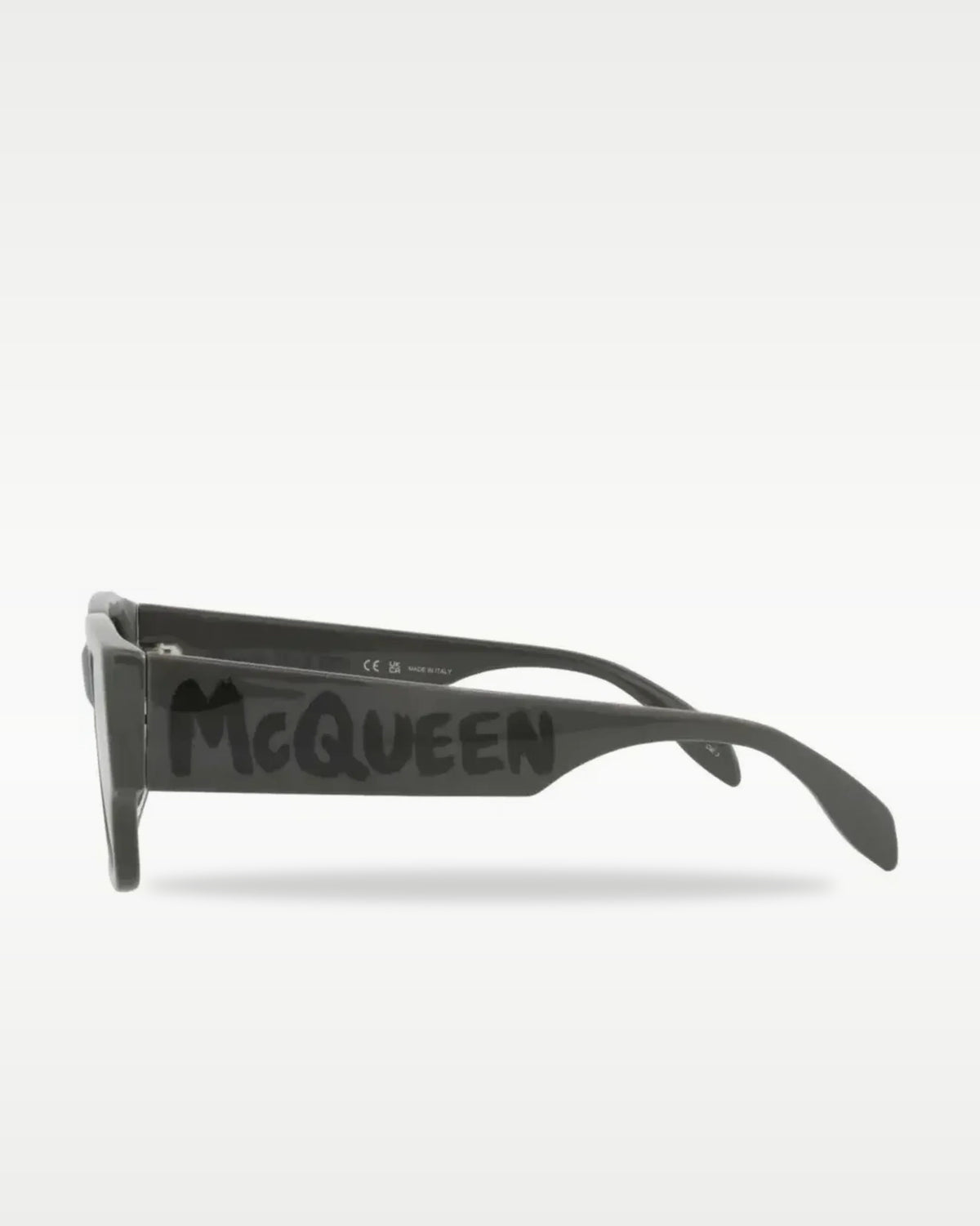 Lentes Alexander McQueen Graffiti AM0329S Gris — vista 3
