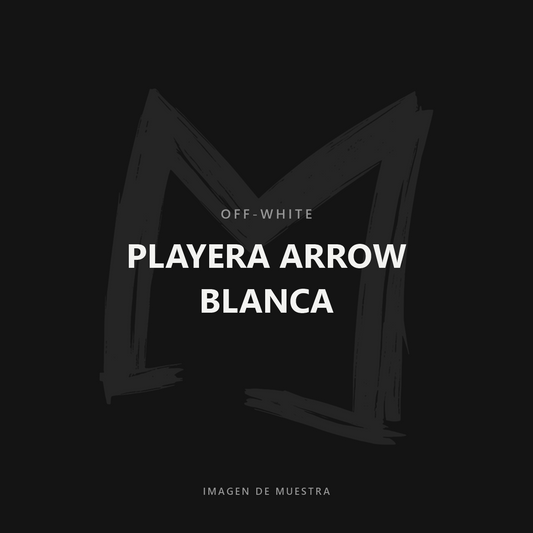 Off-White Playera Arrow Blanca — imagen de muestra