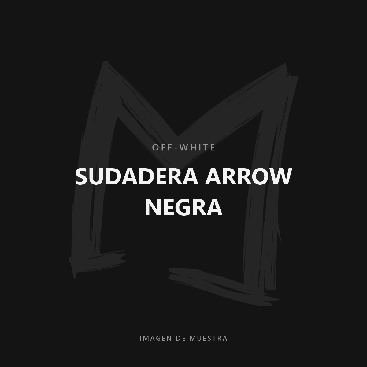 Off-White Sudadera Arrow Negra — imagen de muestra