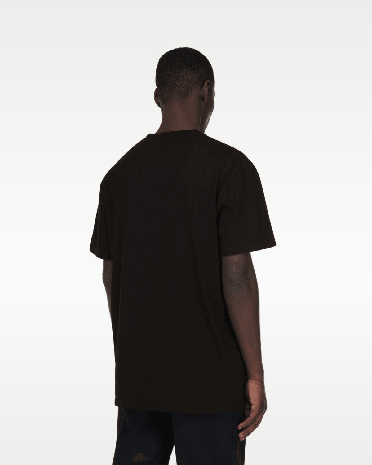 Playera Alexander McQueen Graffiti Logo Negra — vista 3