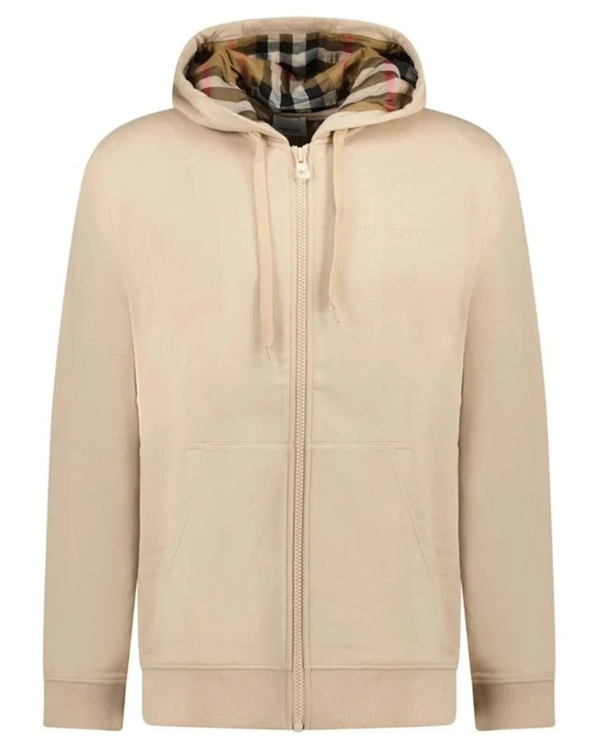 Sudadera Burberry Check Hood Zip Arena