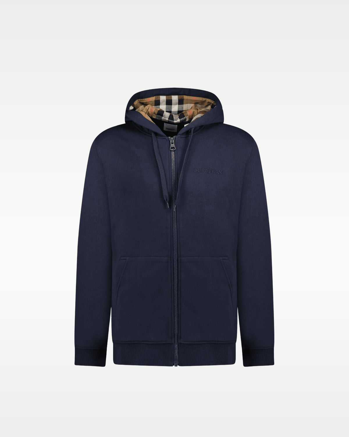 Sudadera Burberry Hove Check Azul Marino