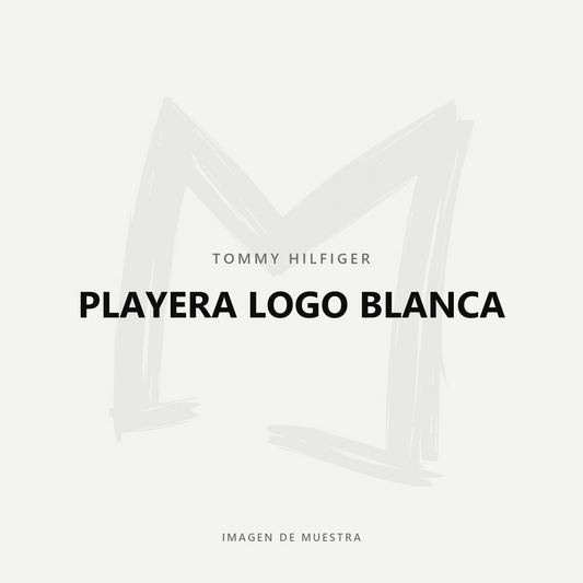 Tommy Hilfiger Playera Logo Blanca — imagen de muestra