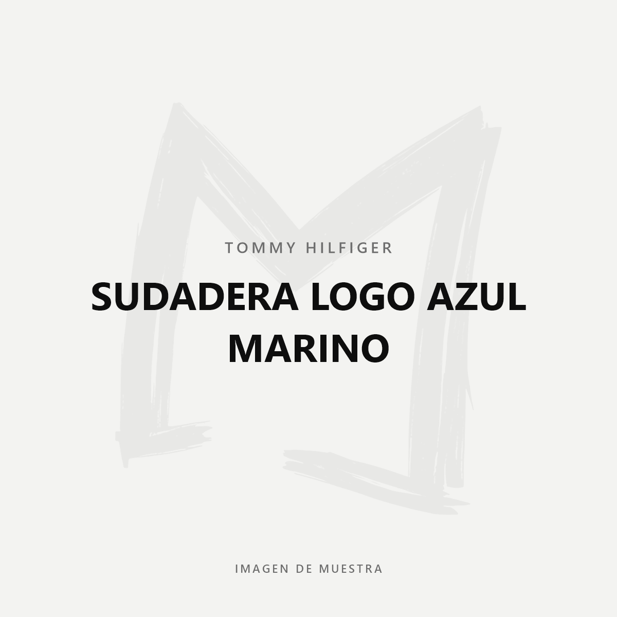 Tommy Hilfiger Sudadera Logo Azul Marino — imagen de muestra