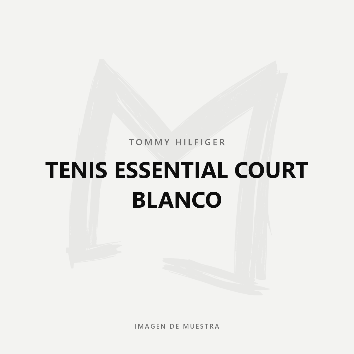 Tommy Hilfiger Tenis Essential Court Blanco — imagen de muestra